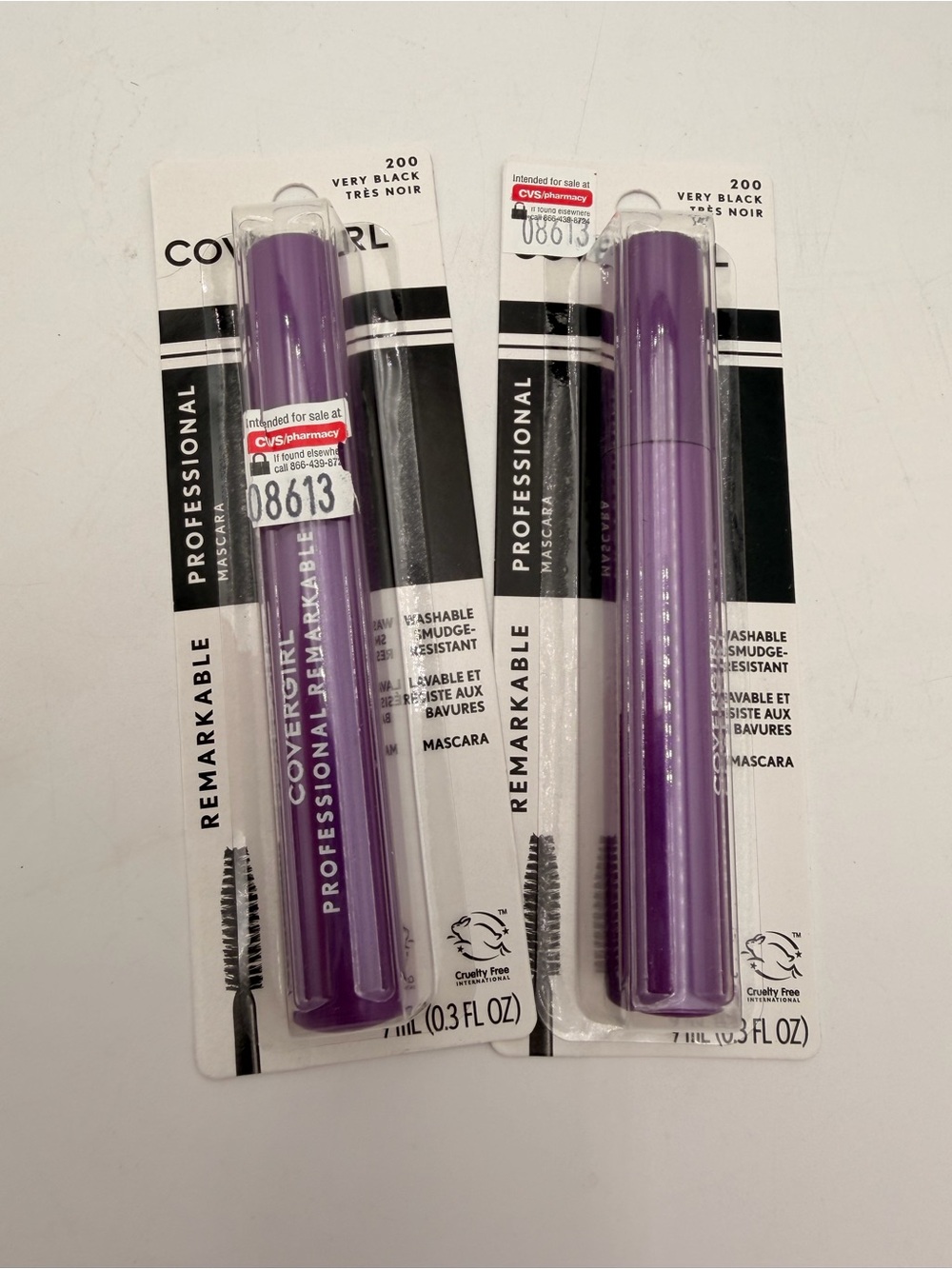 2 COVERGIRL Professional Remarkable Mascara - Black Packaging
